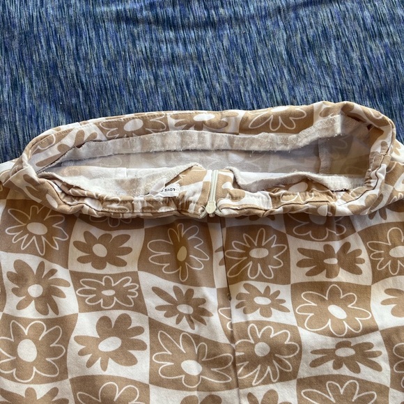 Retro 60s 70s Inspired Checker Daisy Mini Skirt Y2K Mod Kawaii Gyaru Aesthetic - Picture 3 of 3